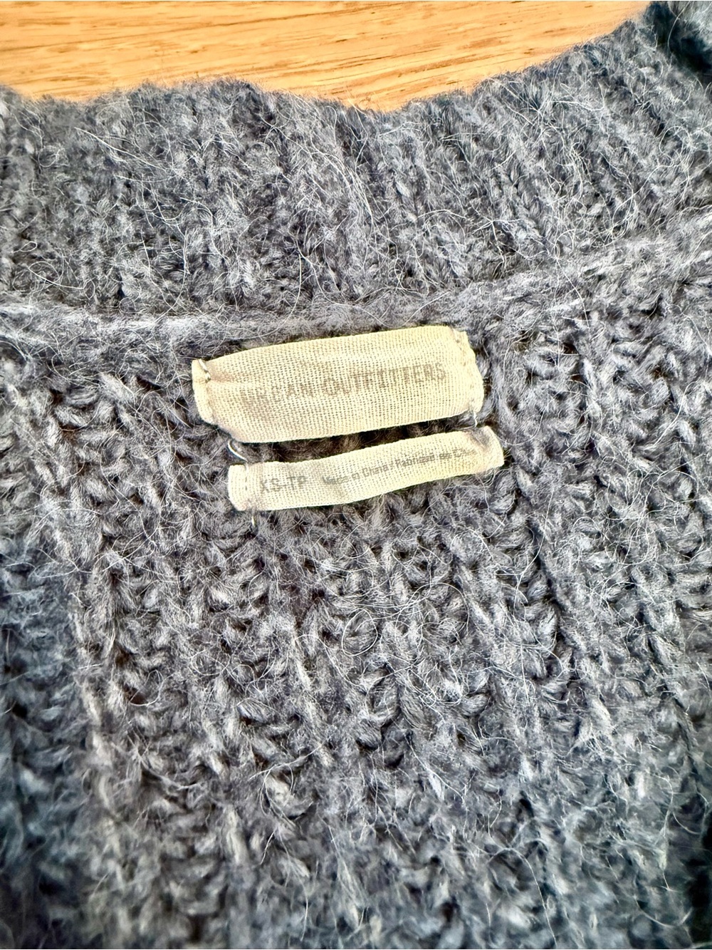 Urban Outfitters Charcoal Cable Knit Button Cardigan - Picture 5 of 11